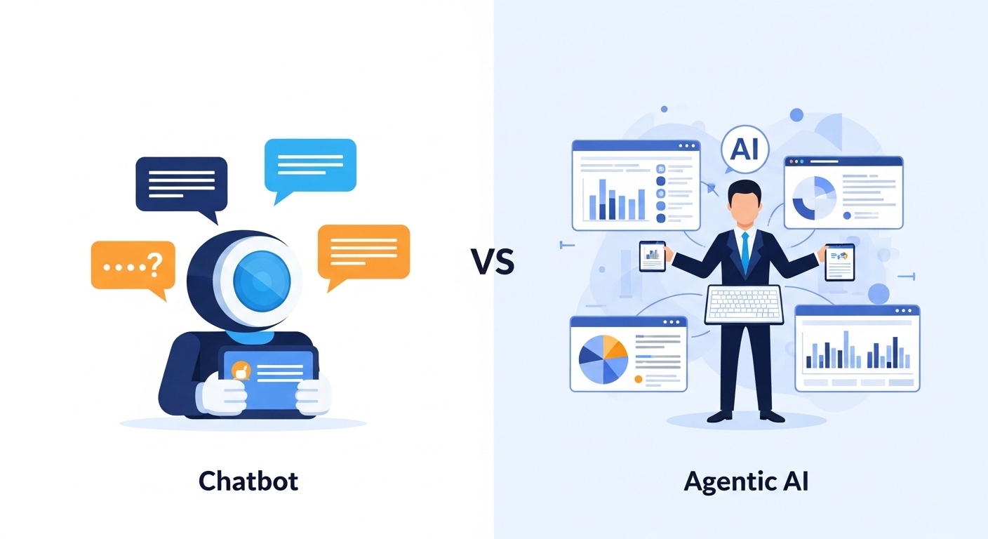 Agentic AI vs Chatbots: Key Differences Explained (2026)