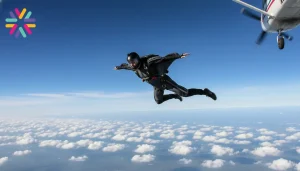 skydiver virginia tech safety awareness concept