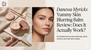 Danessa Myricks Blurring Balm review showing smooth natural skin and soft matte finish