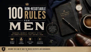 100 Non-Negotiable Rules for Men - Gentleman's Field Manual